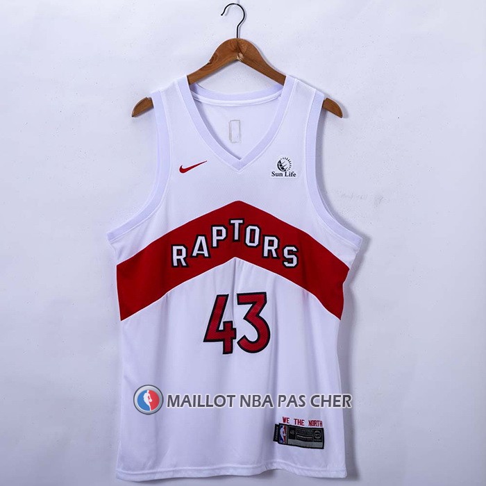 Maillot Tornto Raptors Pascal Siakam Association 2020-21 Blanc